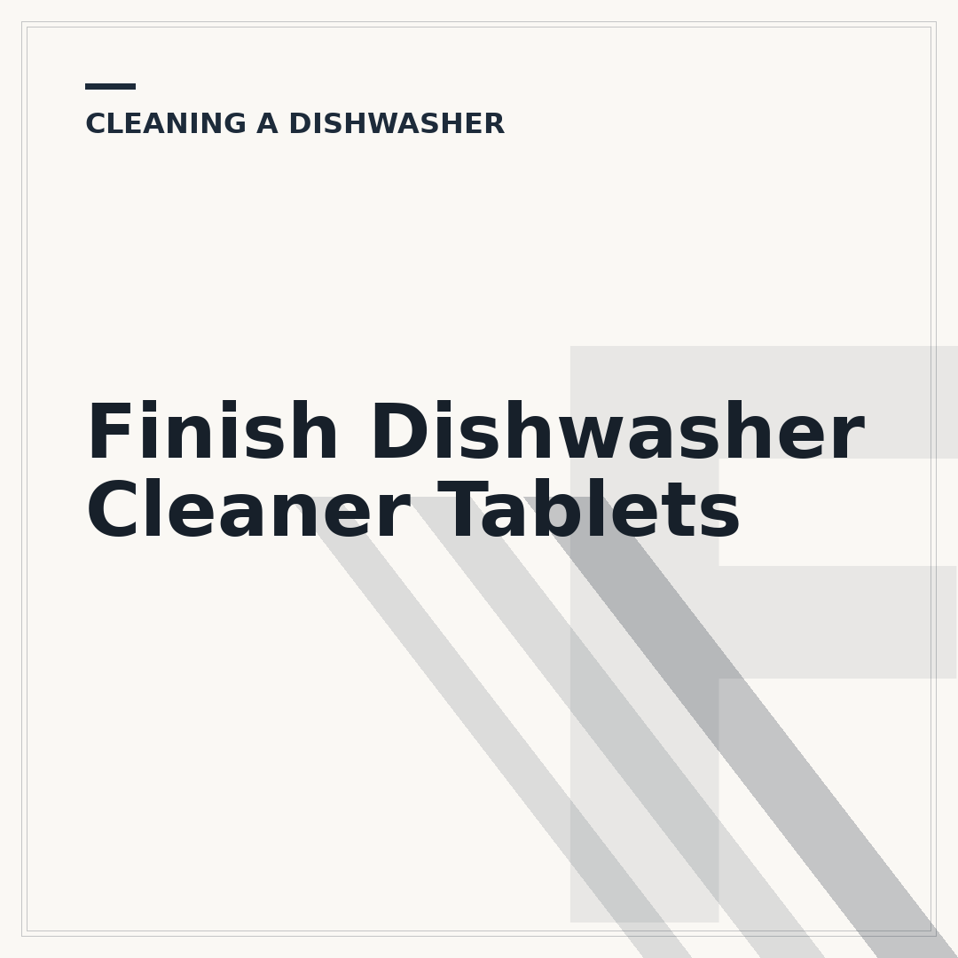 Finish Dishwasher Cleaner Tablets