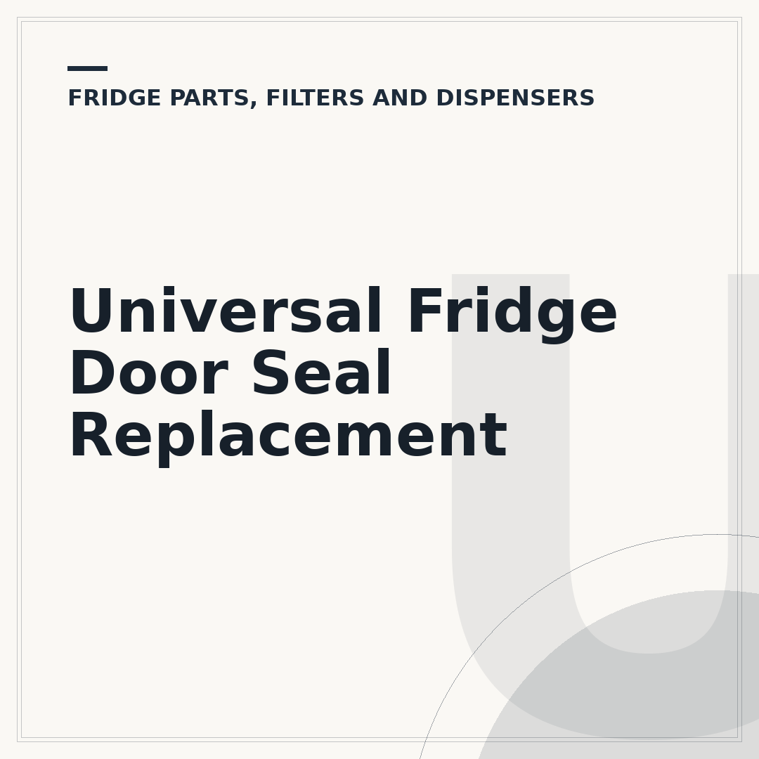 Universal Fridge Door Seal Replacement