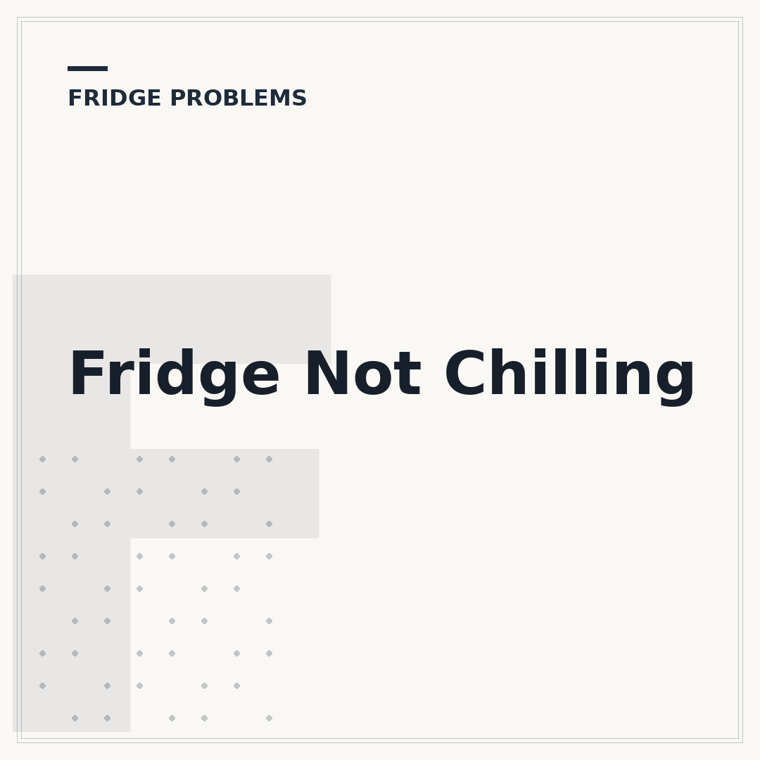Fridge Not Chilling