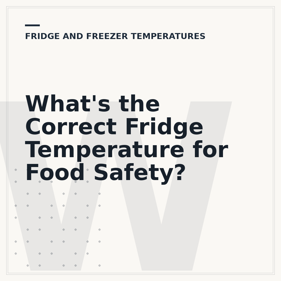 What's the Correct Fridge Temperature for Food Safety?