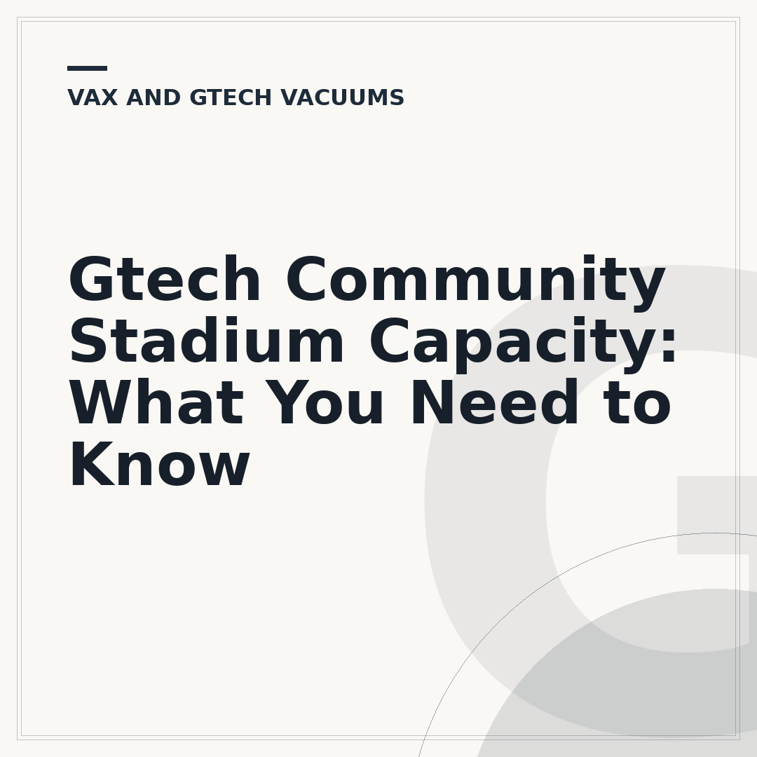 Gtech Community Stadium Capacity: What You Need to Know