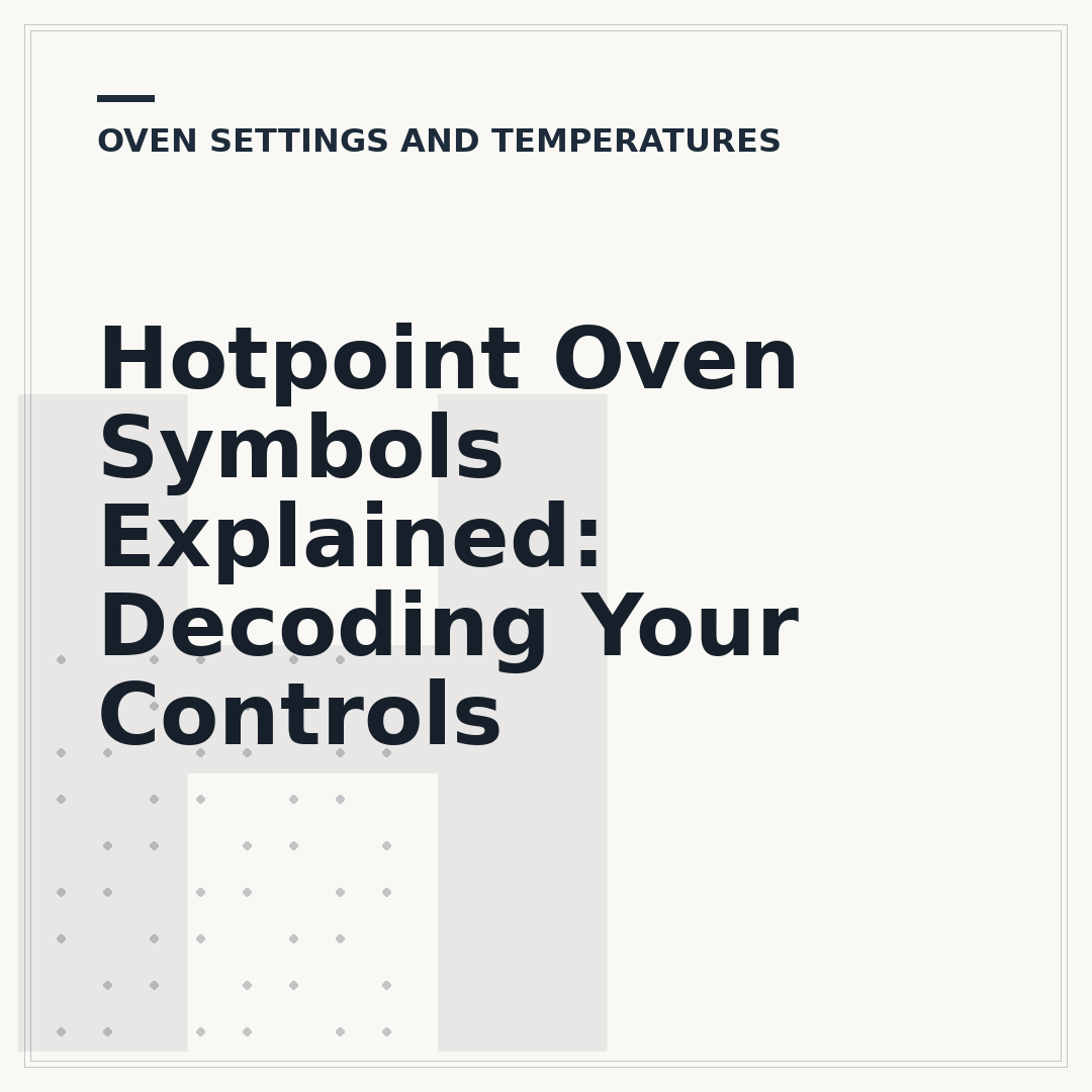 Hotpoint Oven Symbols Explained: Decoding Your Controls