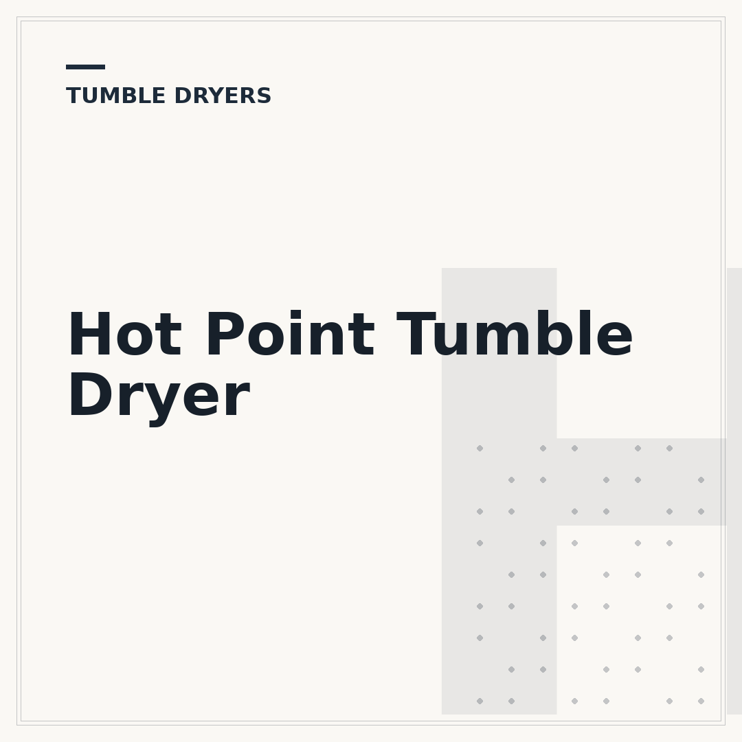Hot Point Tumble Dryer