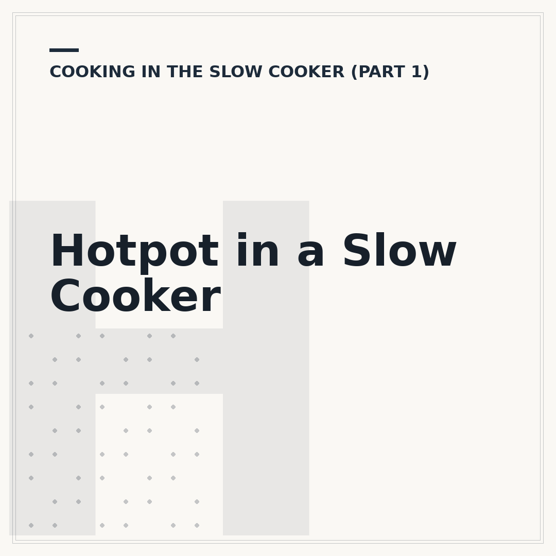 Hotpot in a Slow Cooker