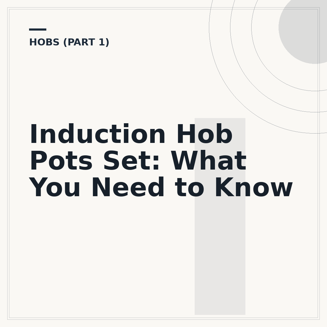Induction Hob Pots Set: What You Need to Know