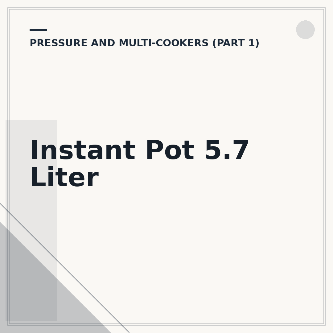 Instant Pot 5.7 Liter