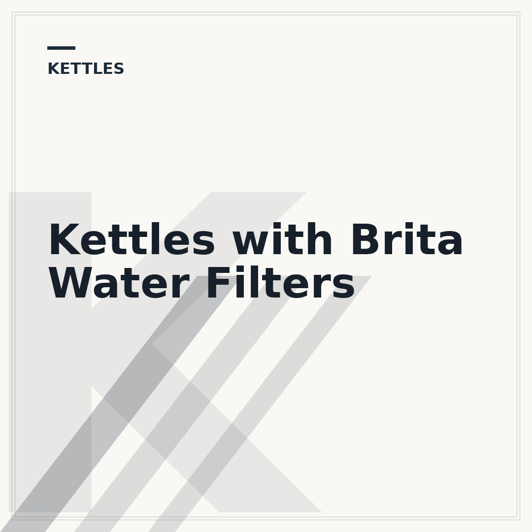 Kettles with Brita Water Filters