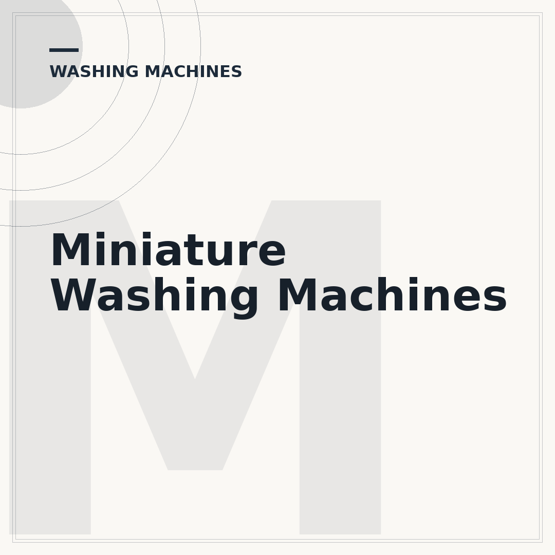 Miniature Washing Machines