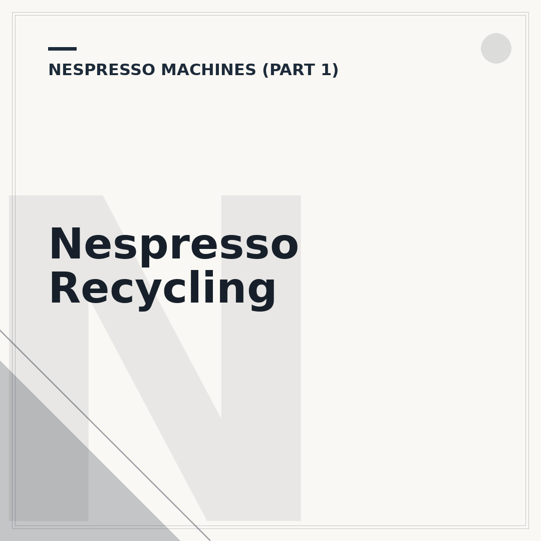Nespresso Recycling