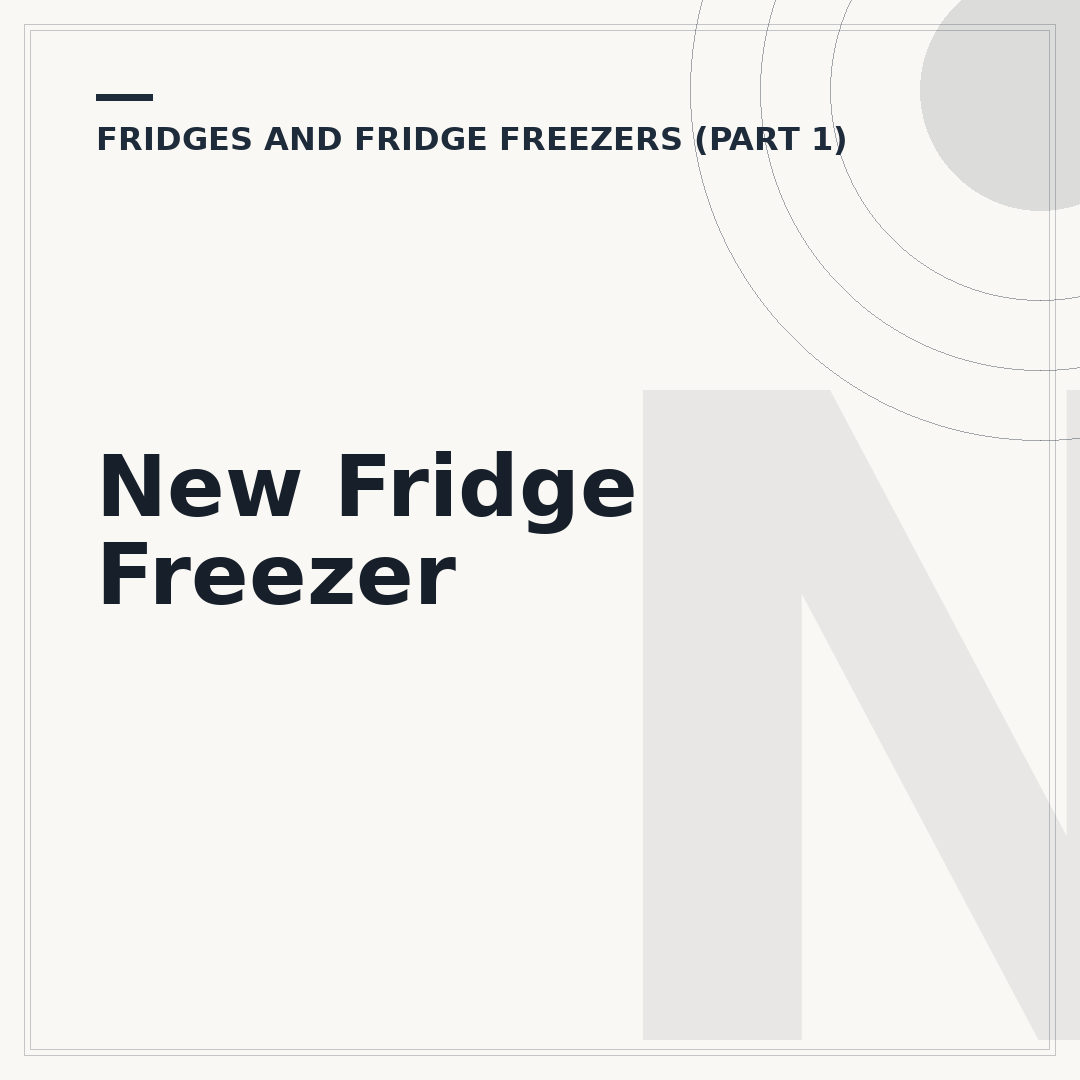 New Fridge Freezer