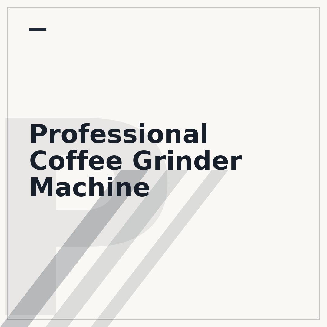 Professional Coffee Grinder Machine