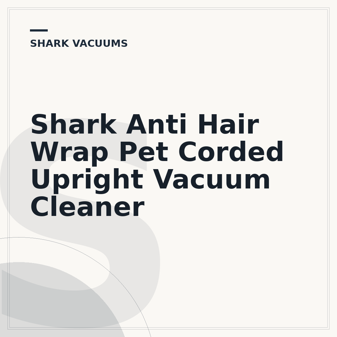 Shark Anti Hair Wrap Pet Corded Upright Vacuum Cleaner