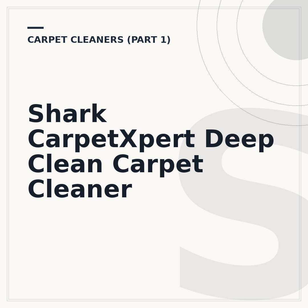 Shark CarpetXpert Deep Clean Carpet Cleaner