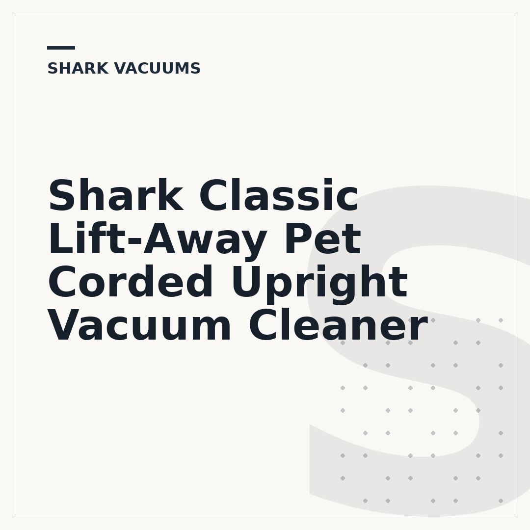 Shark Classic Lift-Away Pet Corded Upright Vacuum Cleaner