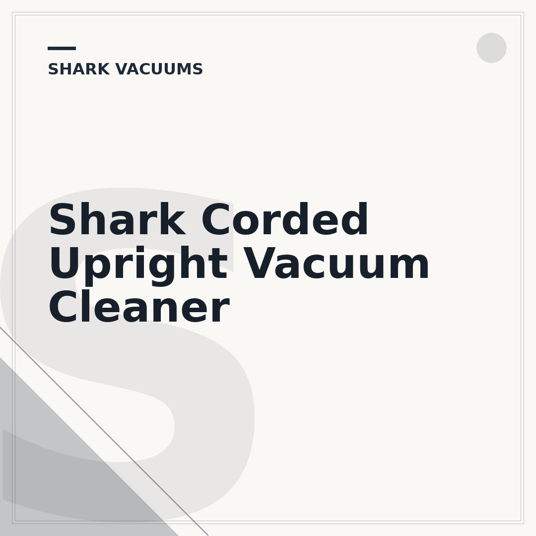 Shark Corded Upright Vacuum Cleaner