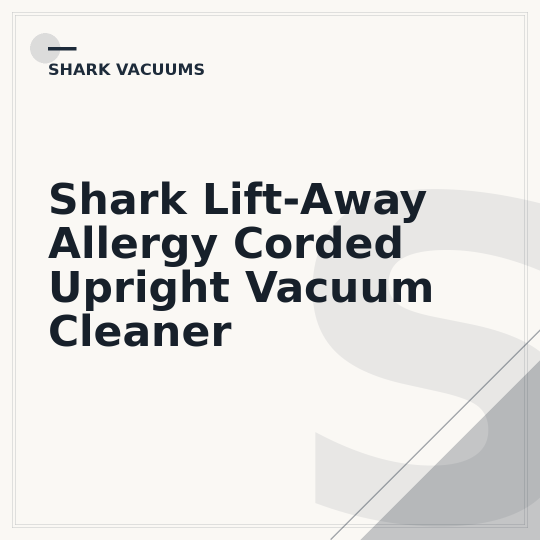 Shark Lift-Away Allergy Corded Upright Vacuum Cleaner