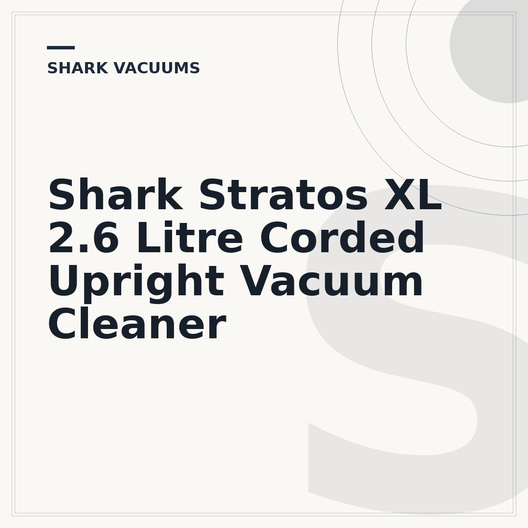 Shark Stratos XL 2.6 Litre Corded Upright Vacuum Cleaner