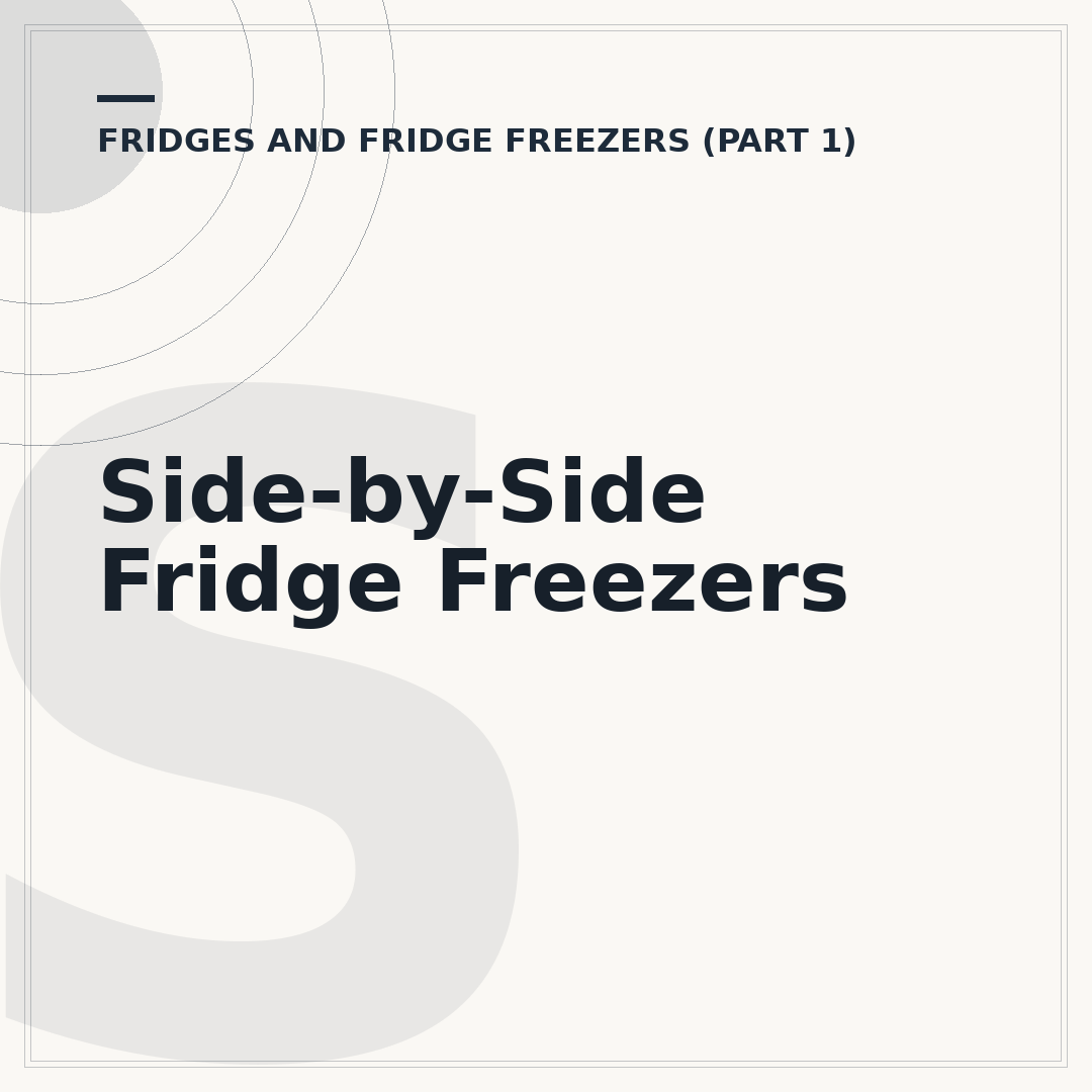Side-by-Side Fridge Freezers