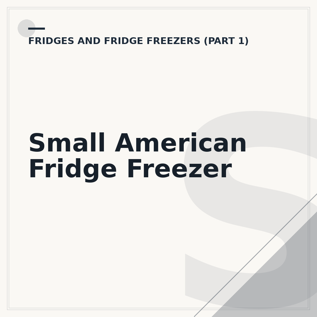 Small American Fridge Freezer