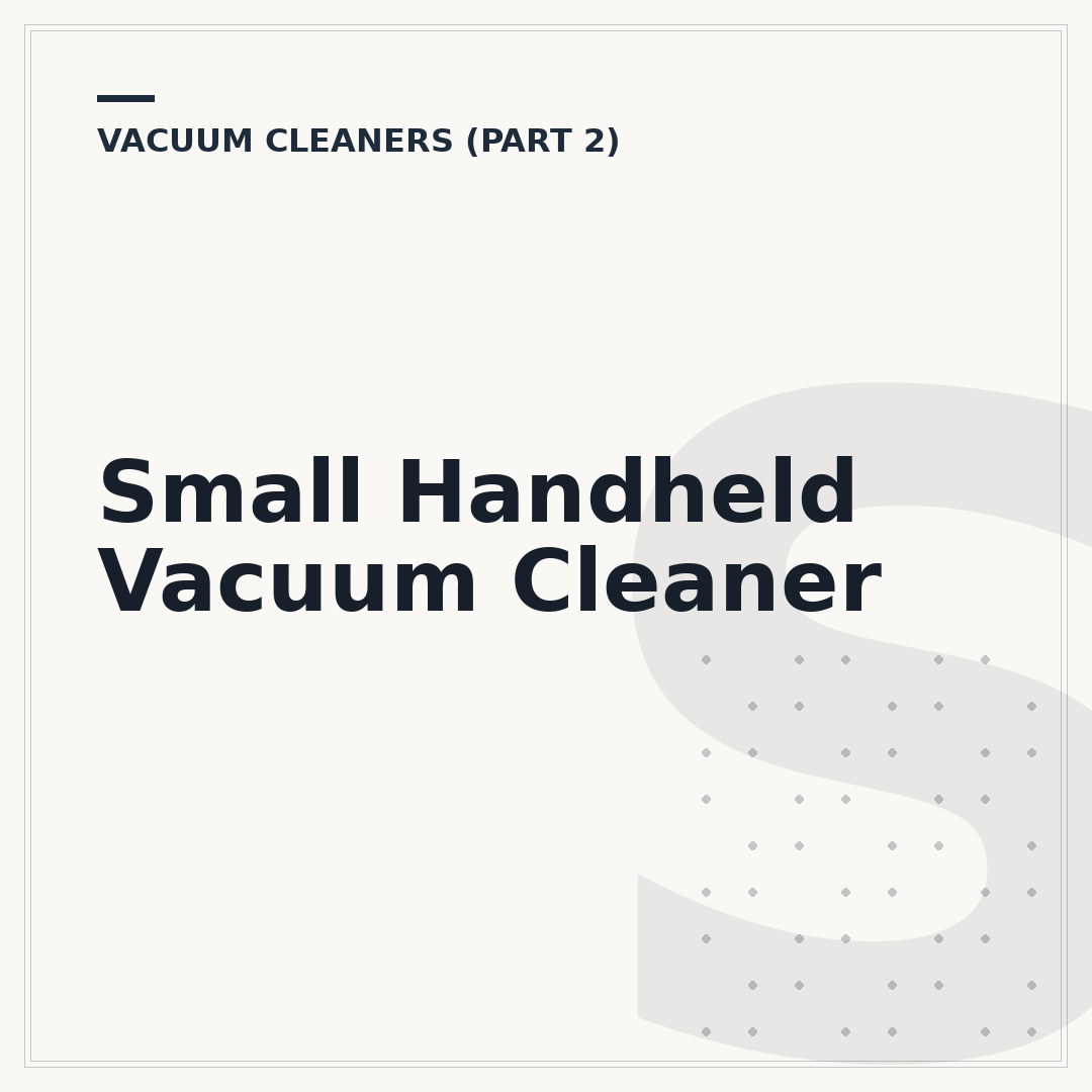Small Handheld Vacuum Cleaner